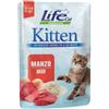 Life petcare Life Cat Natural Kitten Manzo in Gelatina Busta 70gr