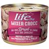 Life petcare Life Dog Mixer Crocc Pollo con Prosciutto di Pollo Lattina 150gr