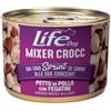 Life petcare Life Dog Mixer Crocc Petto di Pollo con Fegatini Lattina 150gr