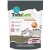 Leopet Tofulett Lettiera al Tofu per Gatti Agglomerante in Pellet Carboni Attivi 6Lt