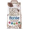 Monge Easy Green Lettiera Ecologica Agglomerante per Gatti con Orzo 10Lt