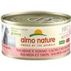 Almo Nature Cat HFC Natural Made In Italy Kitten Salmone con Tonno Lattina 70gr