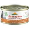 Almo Nature Cat HFC Natural Filetto di Pollo con Formaggio Lattina 70gr