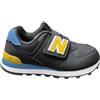 New Balance 574, Sneaker, Nero, 35 EU