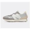 New Balance 327 Uomo Scarpe Sportive IN Luce Grigio e Bianco Stock Limitato