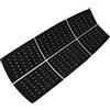 6 Pezzi Adesivi EVA Traction Pad Tail Deck Pads Decorazione Da Surf Blu