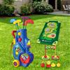 Set da golf per bambini piccoli, set da gioco per mini golf da interno e da