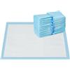 PawHut Set 100 Tappetini Igienici per Cani a 6 Strati in Tessuto non Tessuto, Carta e PE, 45x60 cm, Blu e Bianco