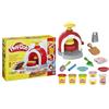 Play-Doh Kitchen Creations - La Pizzeria, Set di Plastilina Creativa per la Pizza con 6 Vasetti di Pasta modellabile e 8 Accessori, per Bambini e Bambine dai 3 Anni in su