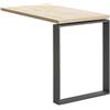 Composad | Allungo per Scrivanie SR4815-SR4816 della Linea DISEGNO, (LxAxP) 90x74,30x60 cm, Rovere Mielato, Made in Italy