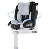 Babify - Seggiolino Per Auto, 0-36 Kg, Isofix, Rotazione A 360°, ECE R129, Reclinabile, 5 Punti, Grigio, Per Bambini Da 40 A 150 cm, Poggiatesta Regolabile, Gamba Di Sostegno, Facile Da Pulire