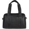 CHILDHOME, Borsa fasciatoio, Mommy Bag, Fasciatoio incluso, Ampio spazio, Attacco per passeggino, Tracolla, Cotone, 22L, Mommy Club Signature, Nero