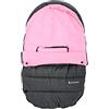 Altabebe AL2004P-78 Sacco Termico Invernale Per Seggiolino Da Auto, grigio scuro-rosa