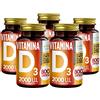 Noebis Pharma Vitamina D3 2000 UI - 4000 Compresse - 50 mcg di Vit D per 1 Compressa - Integratore Vitamin D3 ad Alto Dosaggio - Colecalciferolo Vitamina D per Ossa, Denti, Muscoli e Difese Immunitarie