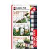Marabu 1805000009881 - Set di 10 penne per candele da 25 ml, cremose, a base d'acqua, resistenti alla luce, inodori, resistenti alle intemperie, facili da decorare