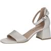 CAPRICE Donna 9-28302-42, Sandali con Tacco, Pettine Bianco, 41 EU