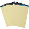Cambridge A4 Pad legale, Quaderno a righe , Giallo, 100 pagine, confezione da 5 pezzi