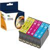 OGOUGUAN 29XL Cartucce Compatibili per Epson 29 XL Serie per Expression Home XP-245 XP-342 XP-345 XP-442 XP-247 XP-455 XP-445 XP-332 XP-432 XP-255 (2 Ciano, 2 Magenta, 2 Giallo)