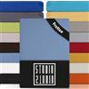 STUDIO Basic SPUGNA Lenzuolo con angoli una piazza e mezza 120 x 200 cm, cotone soffice e morbido, Oeko-TEX 100, Lenzuola sotto elasticizzati, materasso di altezza 15-25 cm, 120x200cm - Blu Medio