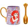 Disney Store Giappone Ariel Tazza Cucchiaio Grotto La Sirenetta Tazza in...