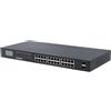 Intellinet Intellinet 561242 switch di rete Non gestito Gigabit Ethernet (10/100/1000) Supporto Power over Ethernet (PoE) 1U Nero 561242