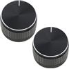OTOTEC 2 Pezzi Manopola Radio Con Foro D 20x13mm Semiasse Manopola Tipo D 39109M68K00 Pulsante Manopola Radio Manopola Di Controllo Volume Autoradio Compatibile con Suzuki ALTO