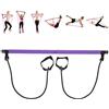 ZJchao Pilates Bar Stick Yoga Resistance Band Portatile Home Fitness Sport Training Bande elastiche Attrezzature per esercizi Allenamento Rod Fitness Pilates Bar