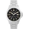 Timex Expedition Nord Field Solar 41mm Orologio da polso in acciaio inossidabile TW2V41600, Colore: argento/nero.