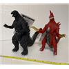 Senza marchio Godzilla Store Movie Monster Series Godzilla & Gigan Rex Figure Set H 6,5 pol...