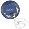 Disney Store Giappone Peter Pan Tazza da tè e piattino PETER PAN 70 ANNI...