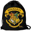 Logoshirt® Harry Potter I Hogwarts I Logo I Sacca sportiva I Stampata I AZU-free I nero I Design originale su licenza