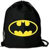 Logoshirt® DC Comics I Batman I Logo I Sacca sportiva I Stampata I AZU-free I nero I Design originale su licenza