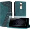 JayModCase Custodia per Huawei Mate 10 Lite/Honor 9i/Maimang 6 con protezione per schermo, Custodia Pelle Sintetica Portafoglio con Magnetica a Scatto Slot per scheda Cavalletto per Honor 9i - Verde