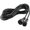 DULEE 5M(16.4 Feet) 2 Pin IP65 Impermeabile Cavo di Prolunga per Faretti, Luci da Giardino, Strisce LED