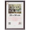 3-B Cornice portafoto VIK - Moka - 20 x 30 cm - Cornice in legno, cornice portafoto con vetro acrilico