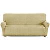 Corredocasa Copripoltrona, Copridivano 2 posti, 3 posti, 4 posti Imperiale in Tessuto Elasticizzato e Resistente Disponibile in vari Colori (Beige, 4 posti)
