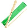 Ichigo Ichie Flauto dolce in plastica, soprano, 8 fori, con diteggiatura tedesca, ideale per scuole e principianti