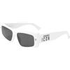 DSQUARED2 Icon 0007/S Occhiali, Bianco, 0 Uomo
