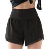 OKSakady Pantaloncini Sportivi a Doppio Strato Comodi e Sciolti Che Dimagriscono Yoga Shorts Fitness Shorts