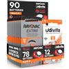 Udivita 90 Batterie Per Apparecchi Acustici Rayovac Extra Advanced 13. 90 Pile: 78 Rayovac + 12 Udivita