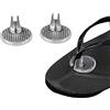 Duories 6 paia di infradito in gel di silicone, protezione per dita dei piedi, trasparente, antiscivolo, antiscivolo, protezione delle dita dei piedi, per donne e uomini