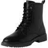 MARCO TOZZI Stivaletti da Donna con Lacci 2-25214-43, Stivali alla Moda, Nero, 37 EU