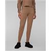 Allude Pantaloni Marroni In Cashmere Da Donna Allude