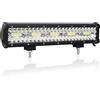 Willpower 15 38cm 300W LED Light Bar Spot Flood Combo Beam 12 V 24 V Guida Off Road Luci Lavoro Impermeabile Fendinebbia per 4X4 Offroad Truck Auto ATV SUV Veicolo Barca Luce