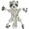 Love Story, Giocattolo peluche Raton Sonore + Corda 4 Fiocchi in poliestere, 34 x 37 cm, colore: Grigio