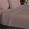 Soleil d'ocre, Lenzuolo sopra in cotone 57 fili 260x300 cm UNI rosa antico