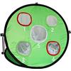 ANCLLO Chipping Doppio Lato Attrezzature 5 Fori Indoor Outdoor Golf Net Sport Portatile Formazione Aids Pieghevole