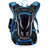 Toptrek Zaino da bicicletta, 18 l, ultraleggero, con protezione antipioggia e copertura per casco, impermeabile, per ciclismo, sport, per uomo, mountain bike, Blu, 18 Lang