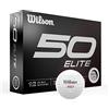 Wilson Fifty Elite: palline da golf, confezione da 12, colore: bianco.