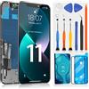 ARSSLY Display per iPhone 11 LCD Schermo, per iPhone11 6.1'' 3D Touch Screen Digitizer Frame Vetro Schermo con Kit de Riparazione Attrezzo Compatibile con Modello A2111 / A2223 / A2221
